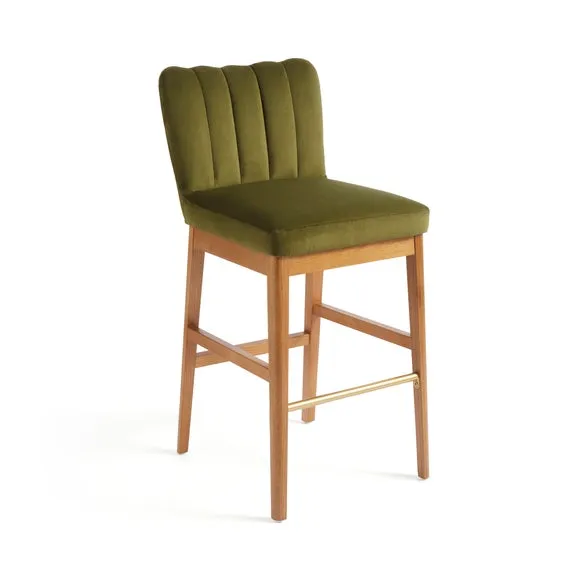 Delilah Bar Stool, Velvet 5