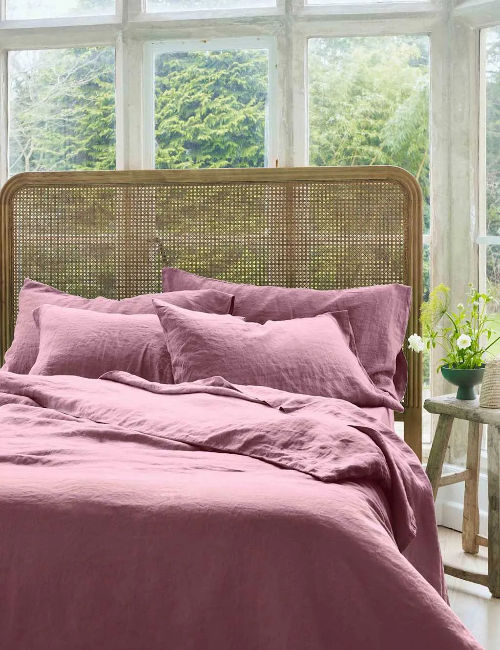 Piglet In Bed Linen Rich Duvet Cover Pink