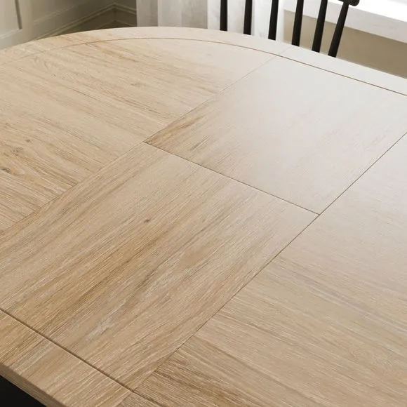 Pip 4-6 Seater Round to Oval Extendable Dining Table 3