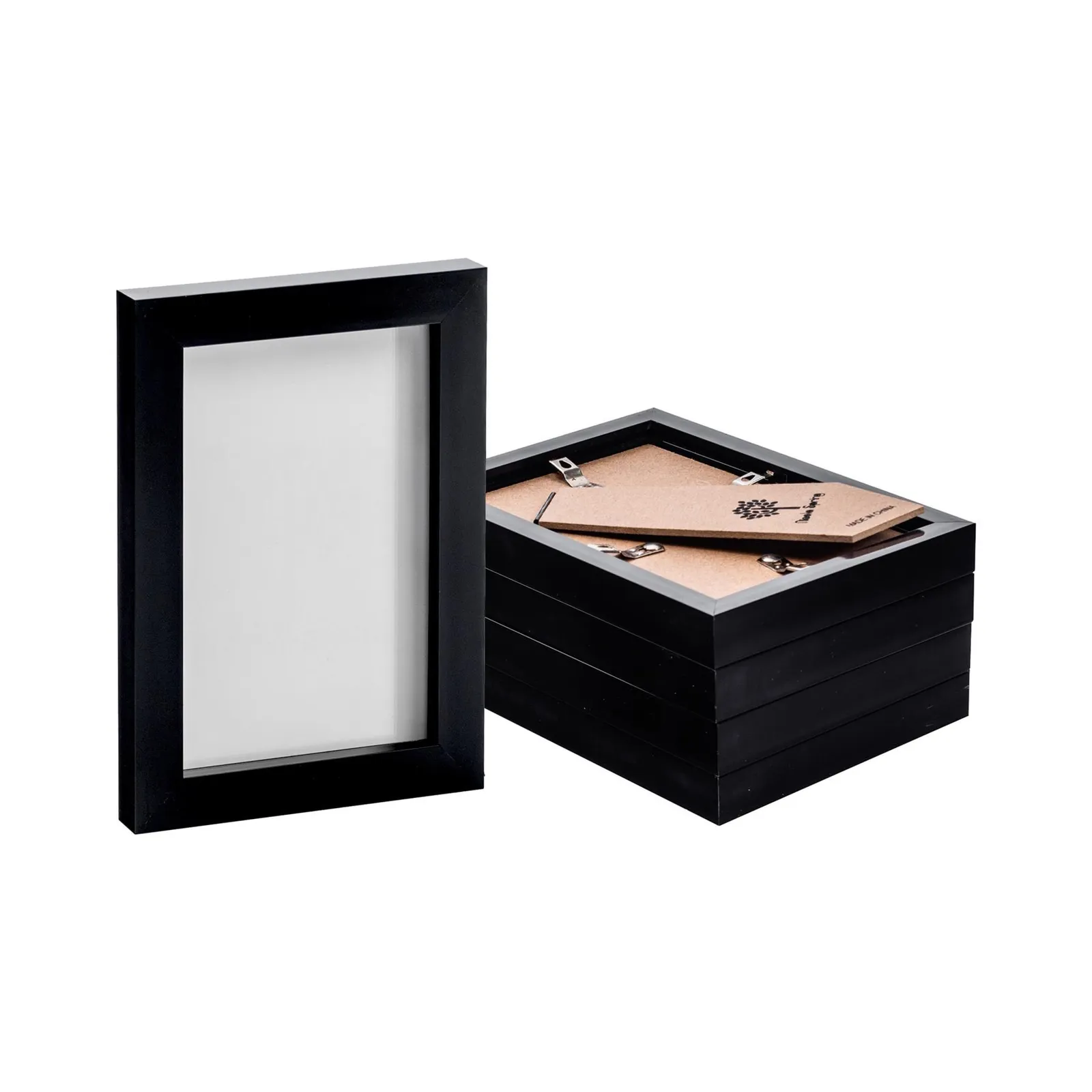 Nicola Spring Photo Frames - 4" x 6" - Pack of 5 in Black 1
