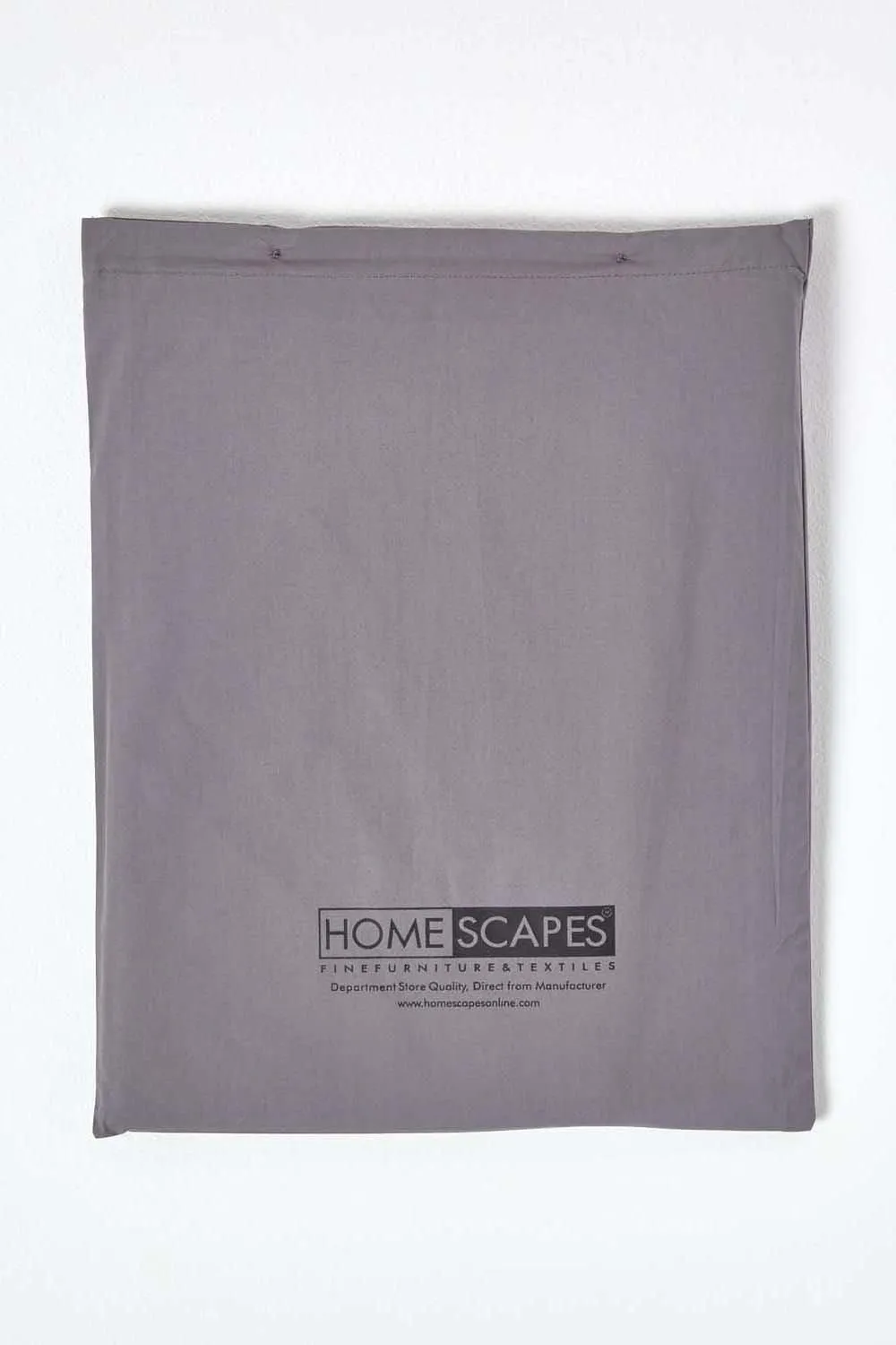 Homescapes Egyptian Cotton Flat Sheet 200 Thread Count in Dark Grey 5