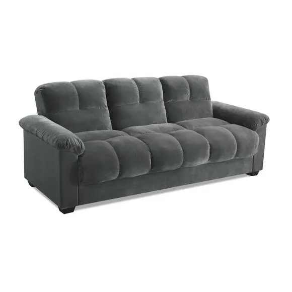 Margo Velvet with Storage Double Sofa Bed 6