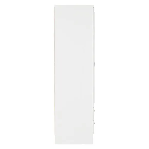 Nevada 4 Door 2 Drawer Wardrobe, Mirrored 5