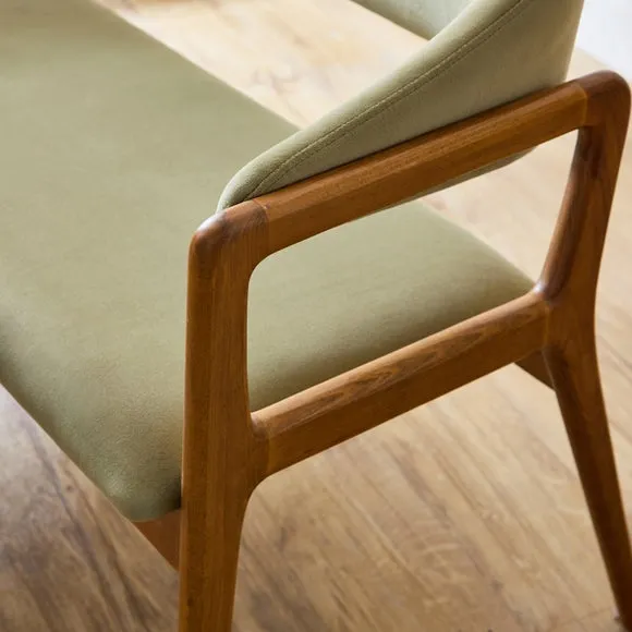 Hugh Dining Bench, Velvet 3