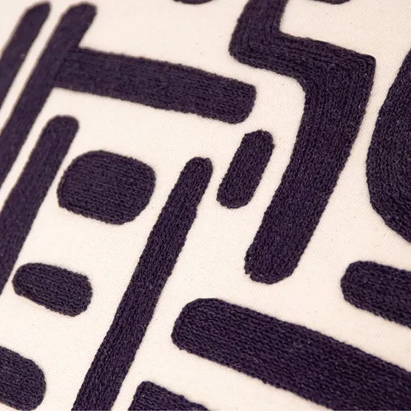 Brooke Abstract Square Cushion 2