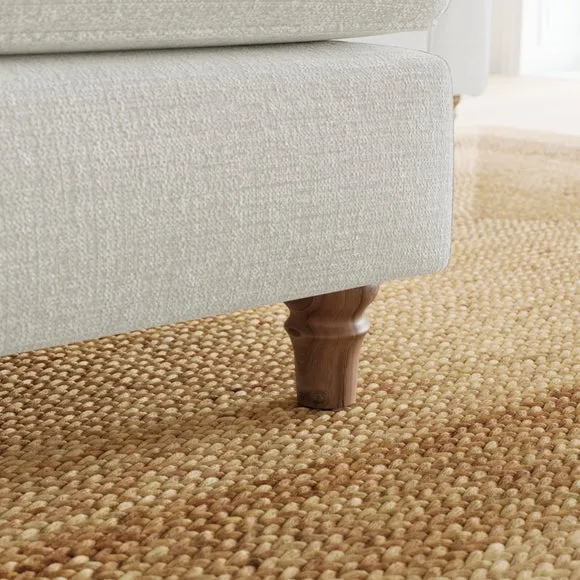 Flori Chenille Soft Texture Footstool 5