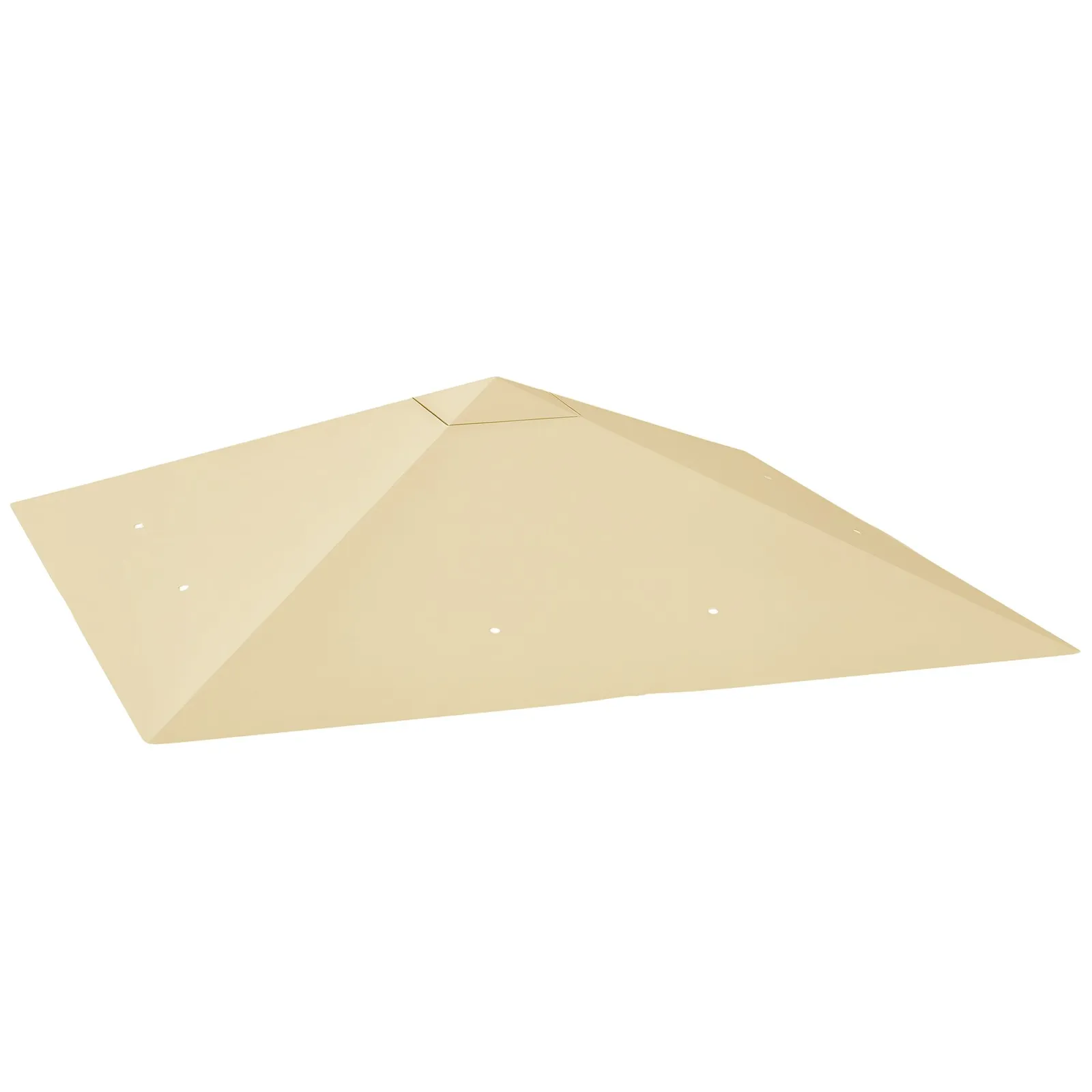OUTSUNNY 3 x 3(m) Gazebo Canopy Replacement Cover with Drain Holes, Beige 2