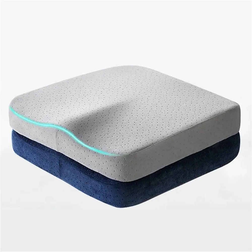 Kelvenix grey Cushion Seat Pillow Orthopaedic Coccyx