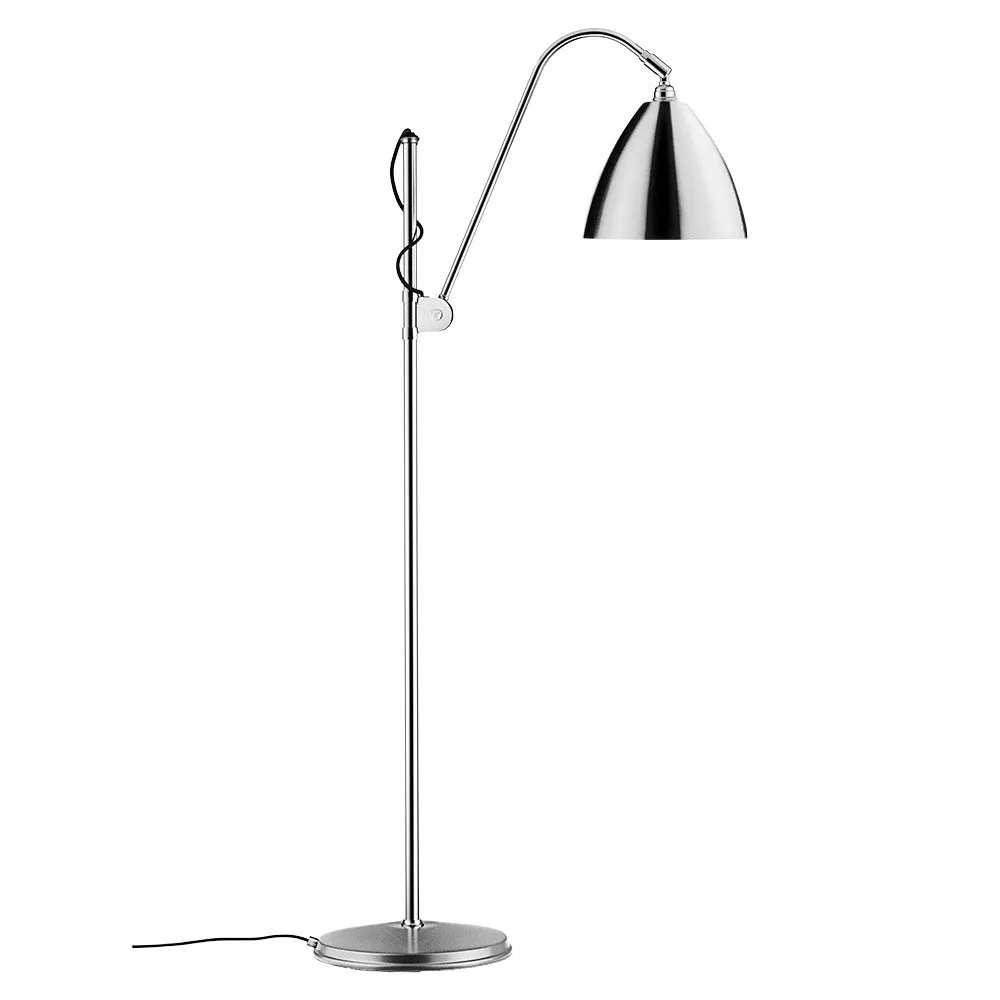 Gubi Bestlite BL3 Floor Lamp Chrome Base Chrome Shade 2