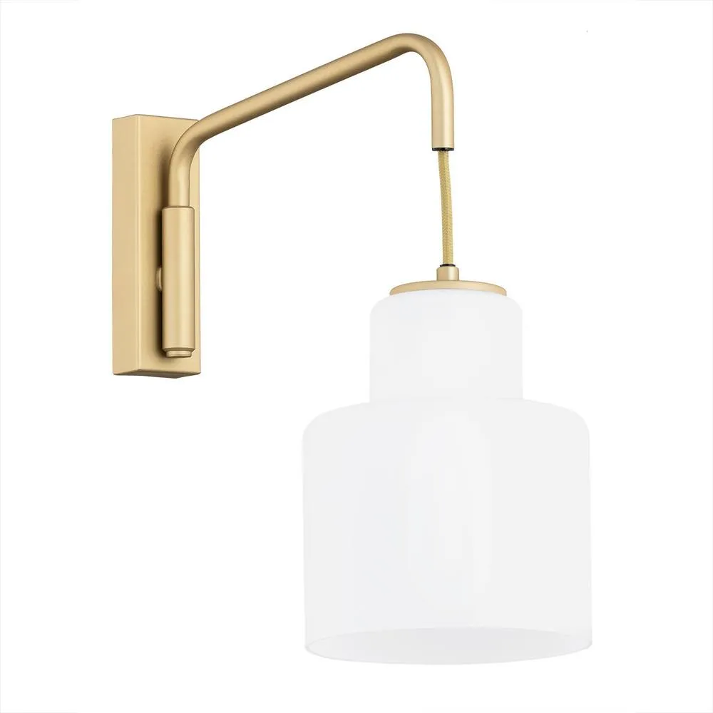 Netlighting Diuna Dome Wall Lamp Opal Gold 2