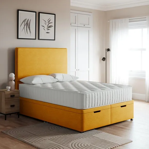 Luxury End Ottoman Base, Linen 1