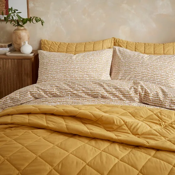 Artisan Spot Polycotton Duvet Cover and Pillowcase Set 2