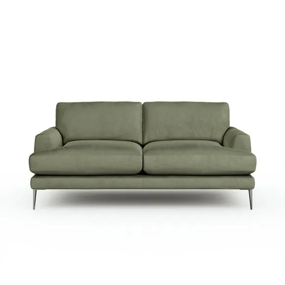 Lawson Matte Plush Velvet 3 Seater Sofa 6