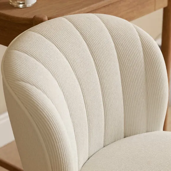 Colette Ribbed Chenille Accent Chair 4