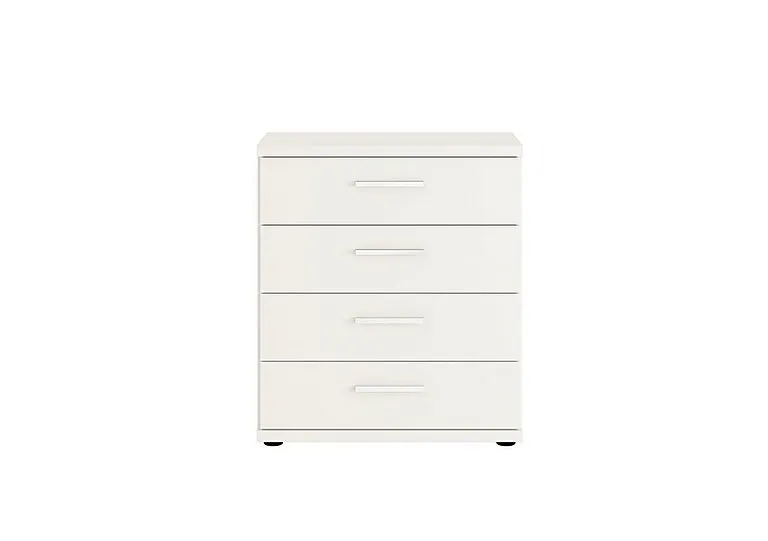 Kempton 4 Drawer Wide Chest - White