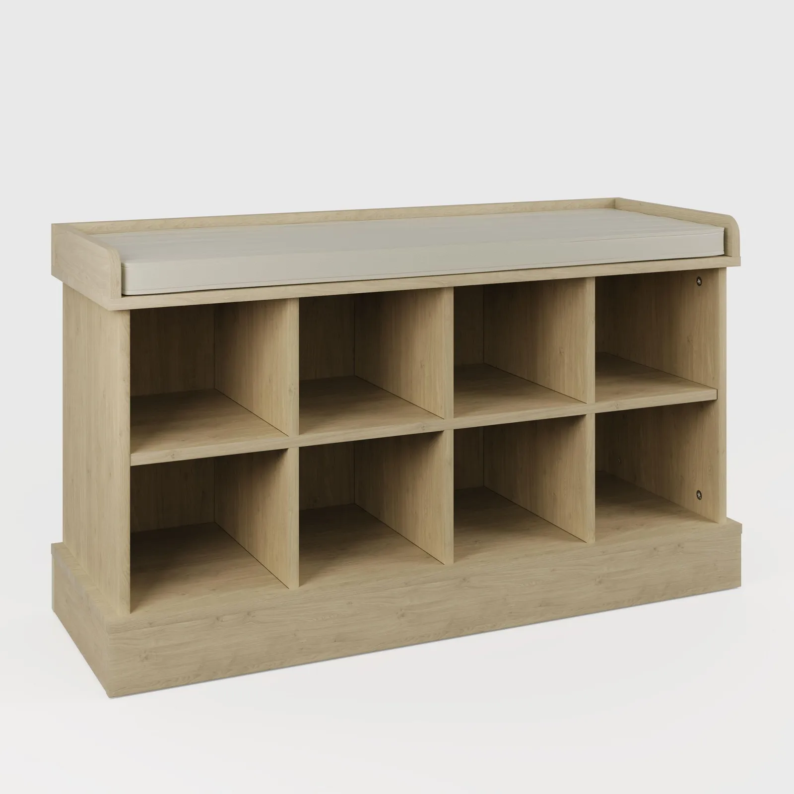 GFW Kempton Shoe Bench in Light Oak 2