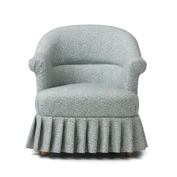 Goldie Frill Ditsy Print Accent Chair 6