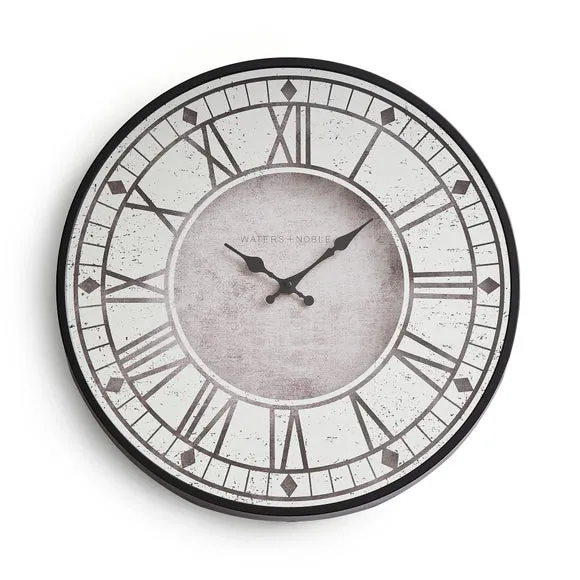Bates Mirrored Face Wall Clock 3