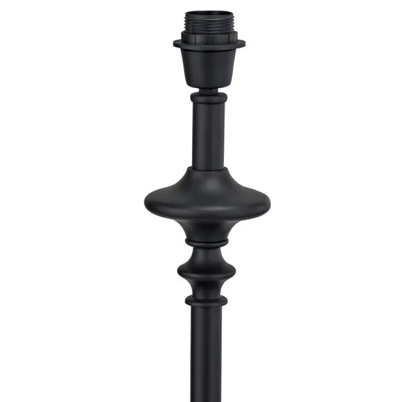Pacific Lifestyle Emilio Matt Candlestick Floor Lamp with Martigues Boucle Tapered Lampshade 2