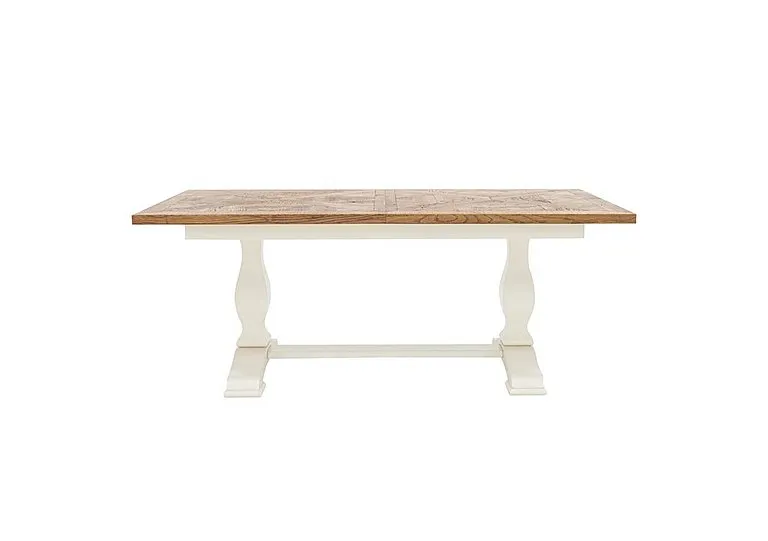 Pattern Extending Parquet Dining Table