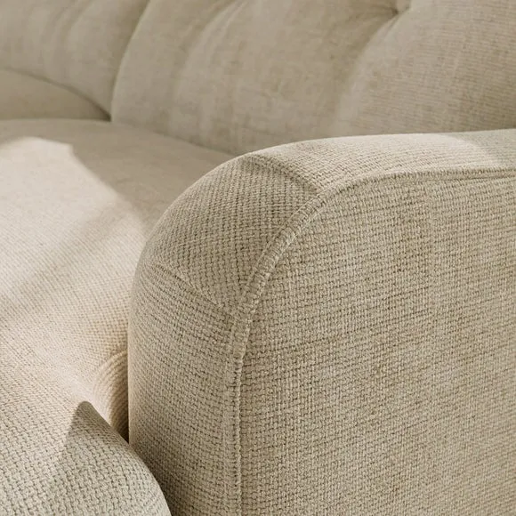 Martha Chunky Chenille Full Corner Sofa 4