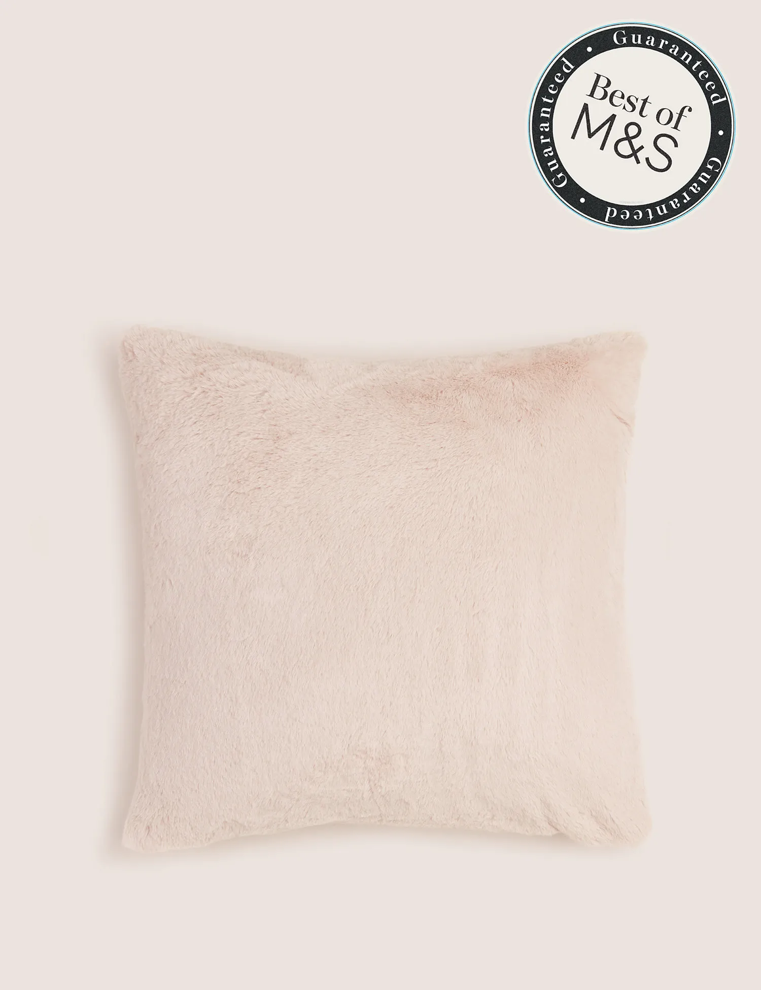 M&S Supersoft Faux Fur Cushion