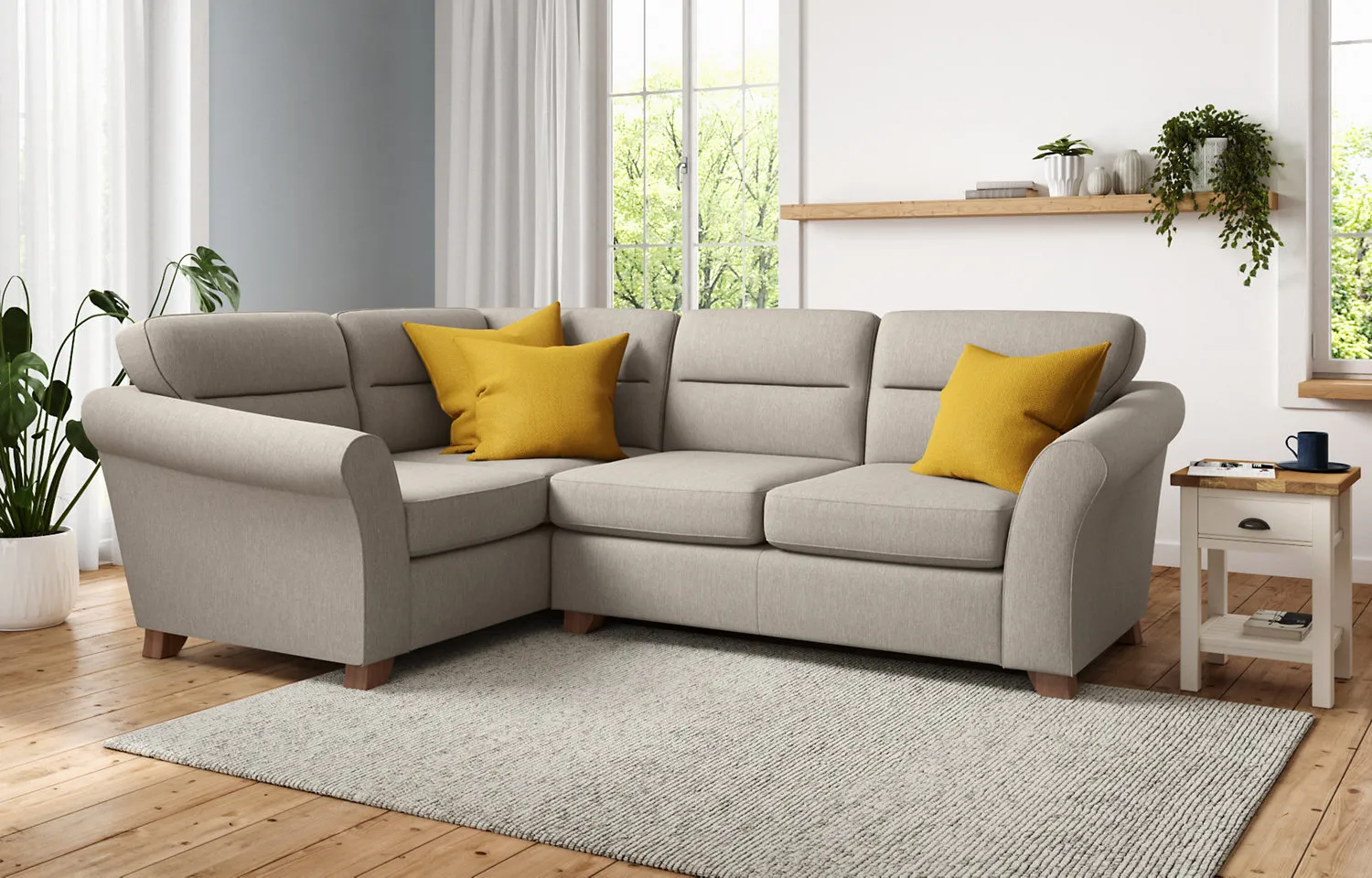 M&S Abbey Highback Corner Sofa (Left Hand)