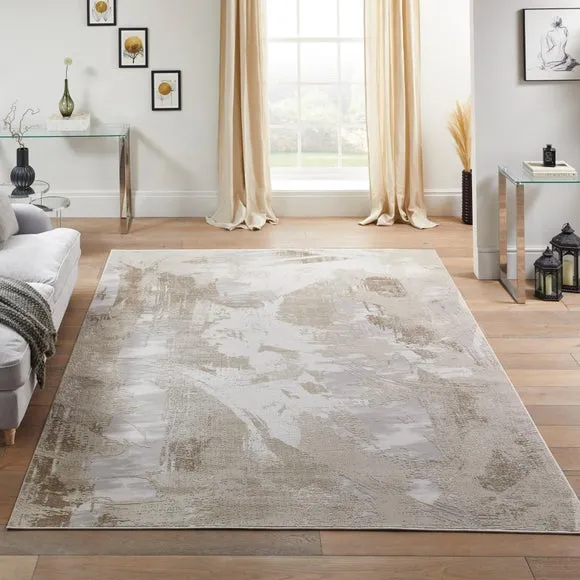 Concept Looms Skyline Abstract Velvet Rug 1