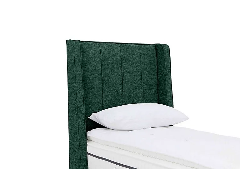 Davos Floor Standing Headboard - Single - Queens Green