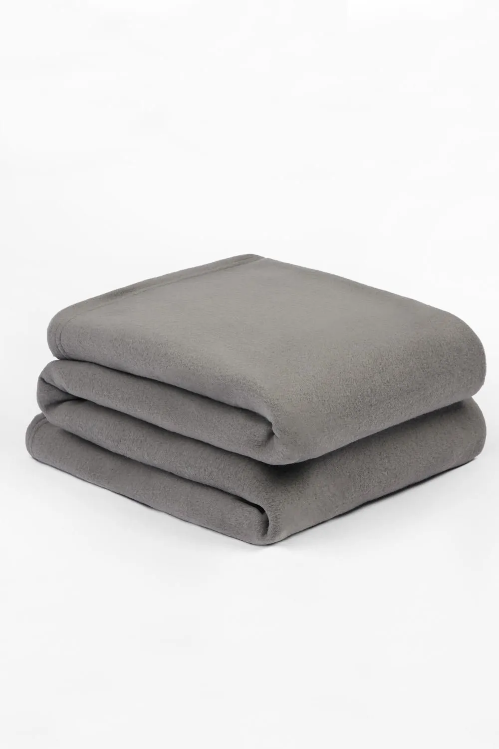 OHS Wholesale 10 Pack Plain Fleece Blanket Sofa Throw Joblot in Charcoal