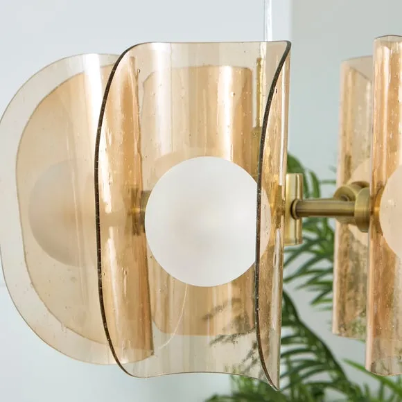 Curve 5 Light Adjustable Pendant Light 3