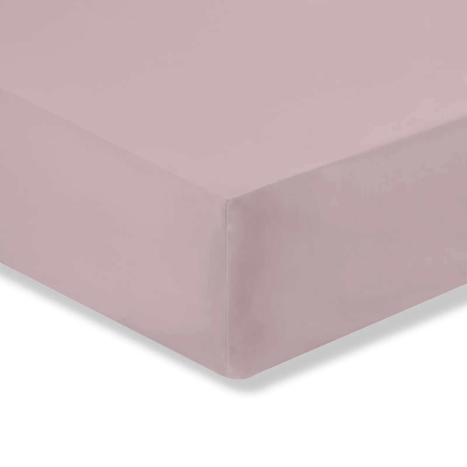 Fogarty Plain 100% Cotton 180 Thread Count Fitted Sheet Purple