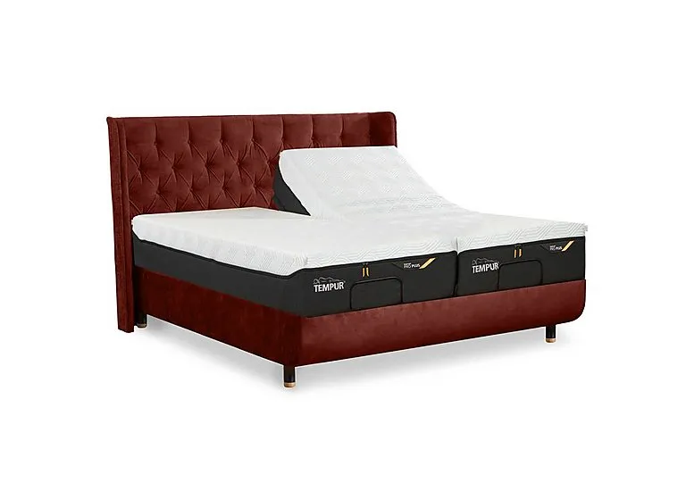 Arc Ergo Smart Base Bed Frame with Luxury Headboard - Super King