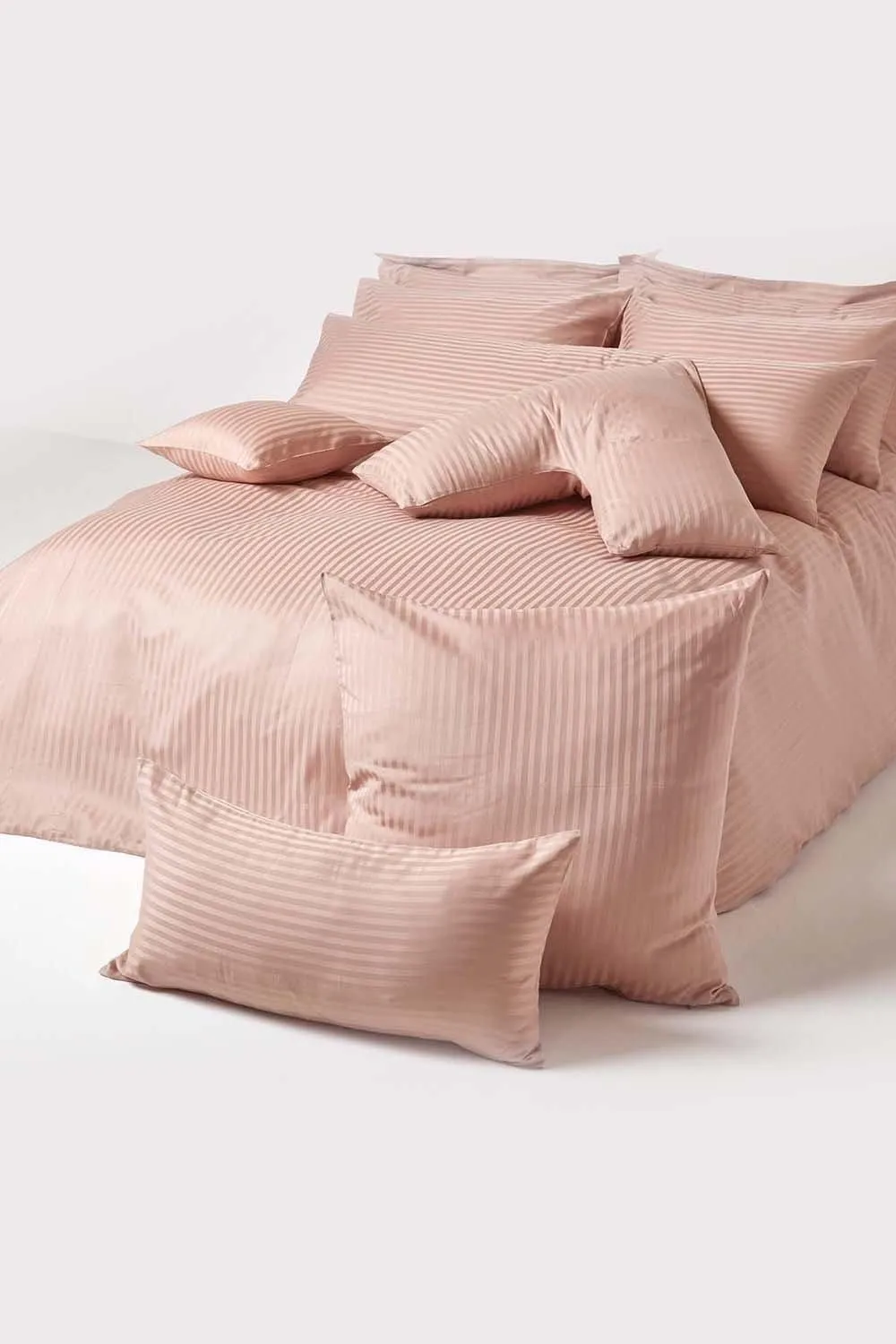 Homescapes Egyptian Cotton Super Soft V Shaped Pillowcase 330 TC in Taupe 5