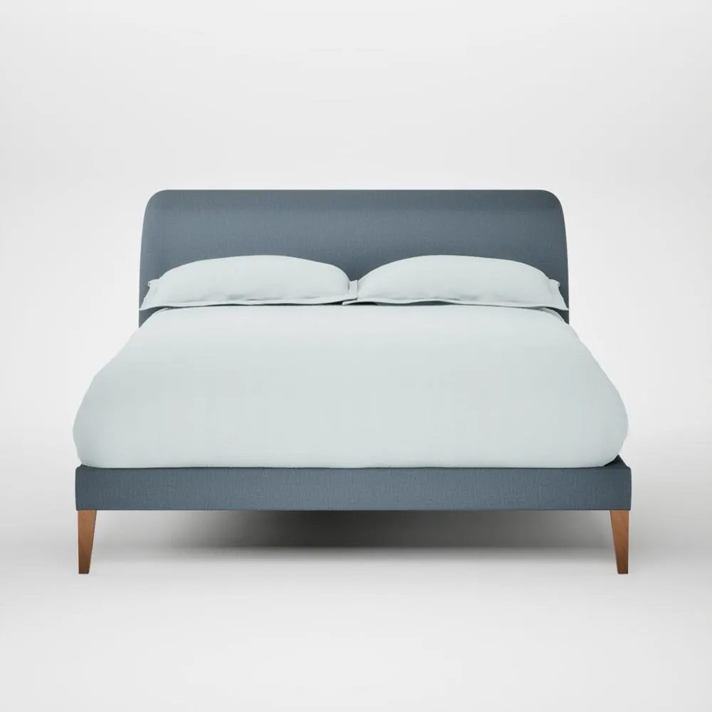 Heal's Wallis Bed Double Smart Cotton Linen Celestial Natural Feet 1