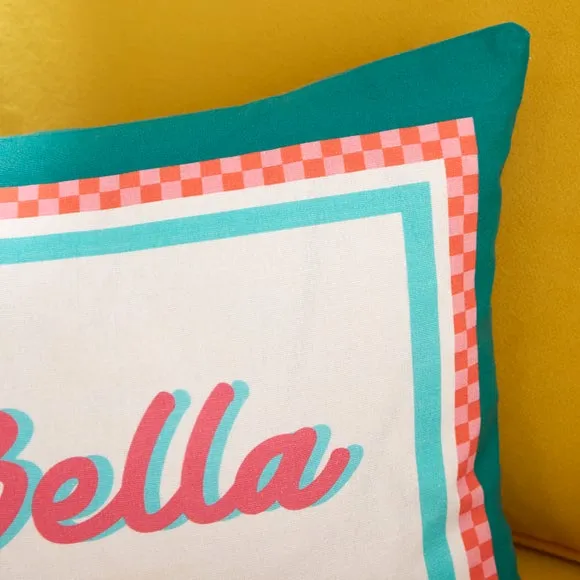 Ciao Bella Slogan Rectangle Cushion Cover 2