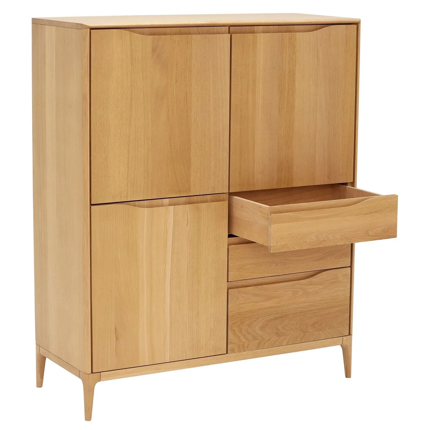 Ercol Romana Highboard, Neutral Oak | Barker & Stonehouse 6