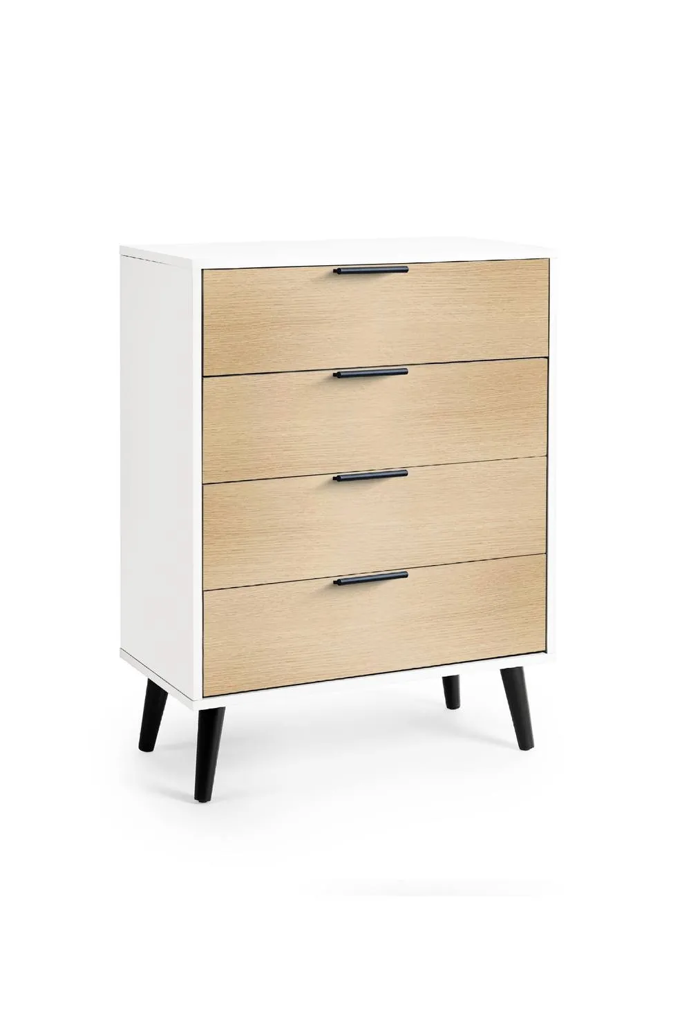 Julian Bowen Alba 4 Drawer Chest in White 3