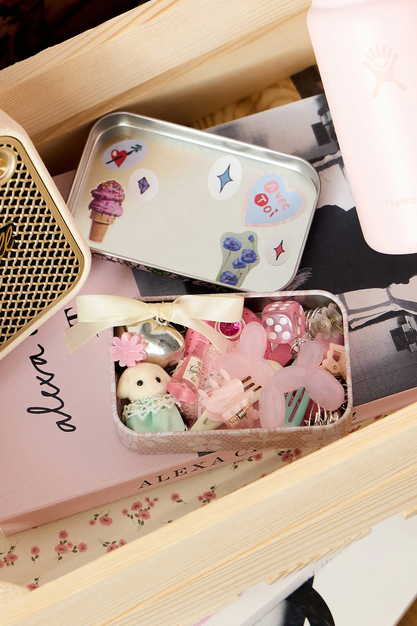 You Melt My Heart Tin Candle - Pink ALL 2