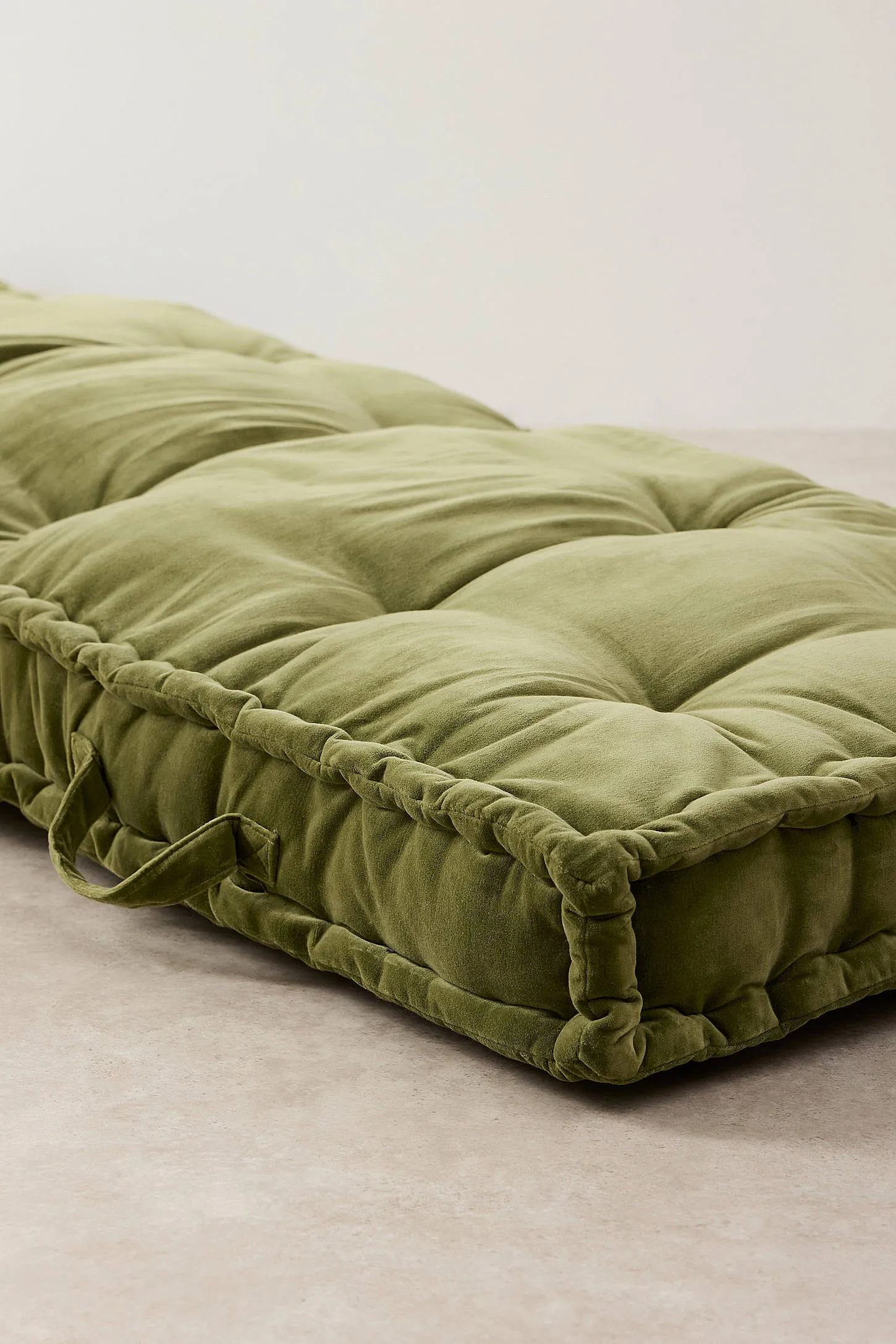 Rohini Olive Velvet Daybed Cushion - Olive 3