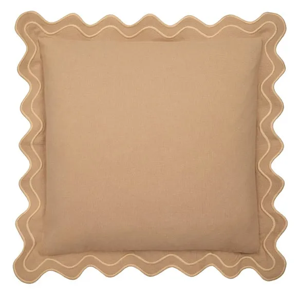 Scalloped Edge Square Cushion 3
