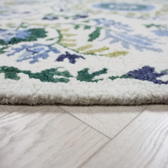 Hani Floral Wool Rug 4