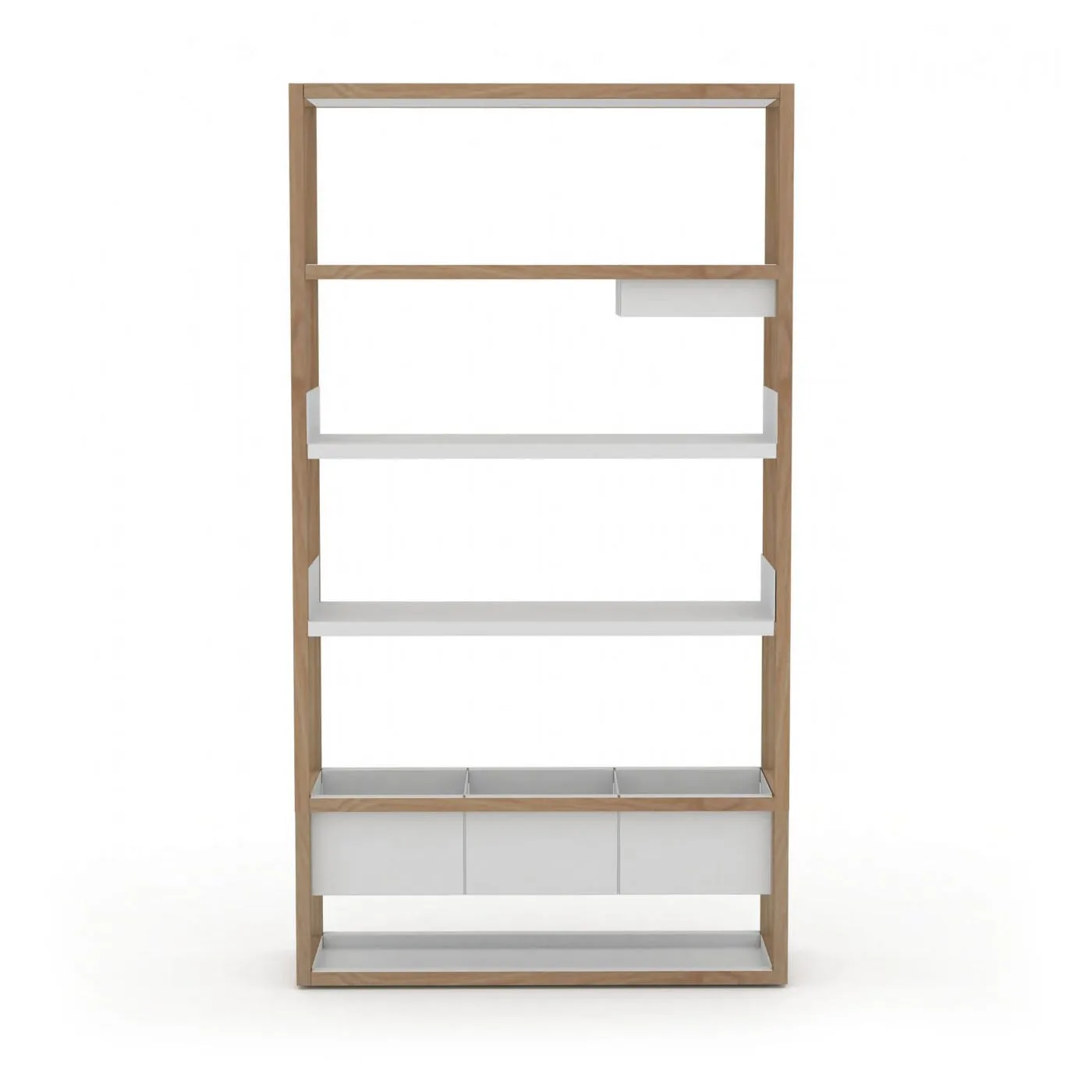 Case Lap Short Shelving With Boxes 1