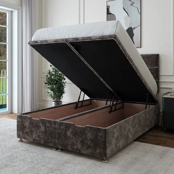 Luxury Chenille End of Bed Ottoman Base 3