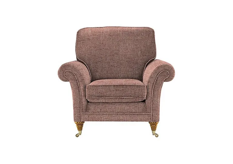 Burghley Fabric Armchair - Country Rose - Sofas and Armchairs