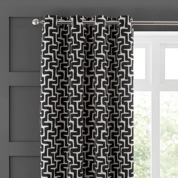 Sonora Chenille Eyelet Curtains 1