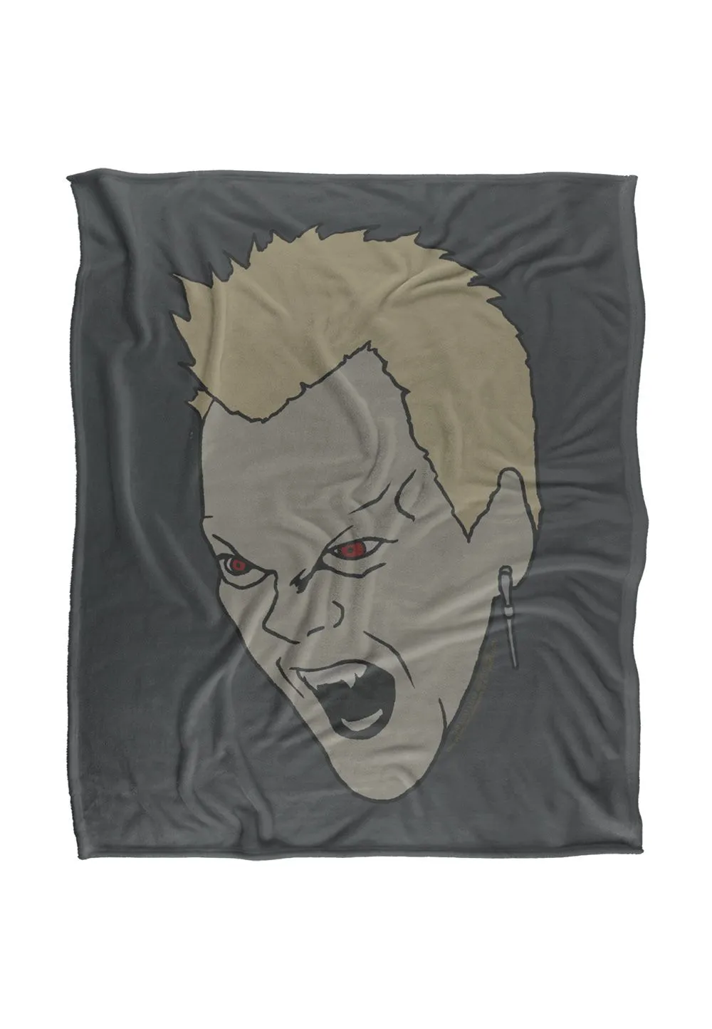 Warner Brothers Lost Boys, 152x127 cm Vamp Face Silky Touch Super Soft Throw Blanket in White