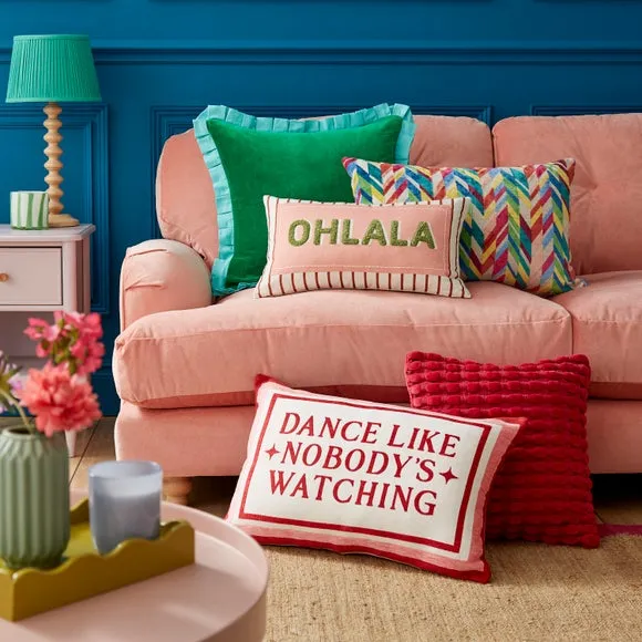 Dance Velvet Rectangle Cushion 5