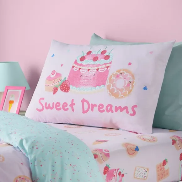 Catherine Lansfield Sweet Treats Quilt Cover and Pillowcase Set 3