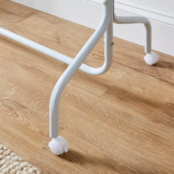 2 Tier Clothes Rail on Wheels 2